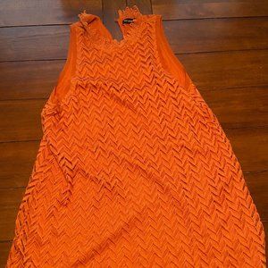 Burnt Orange Sweater Dress